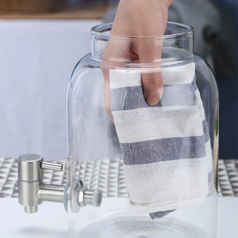 Glass Dinkware Jug With Faucet - Image 6