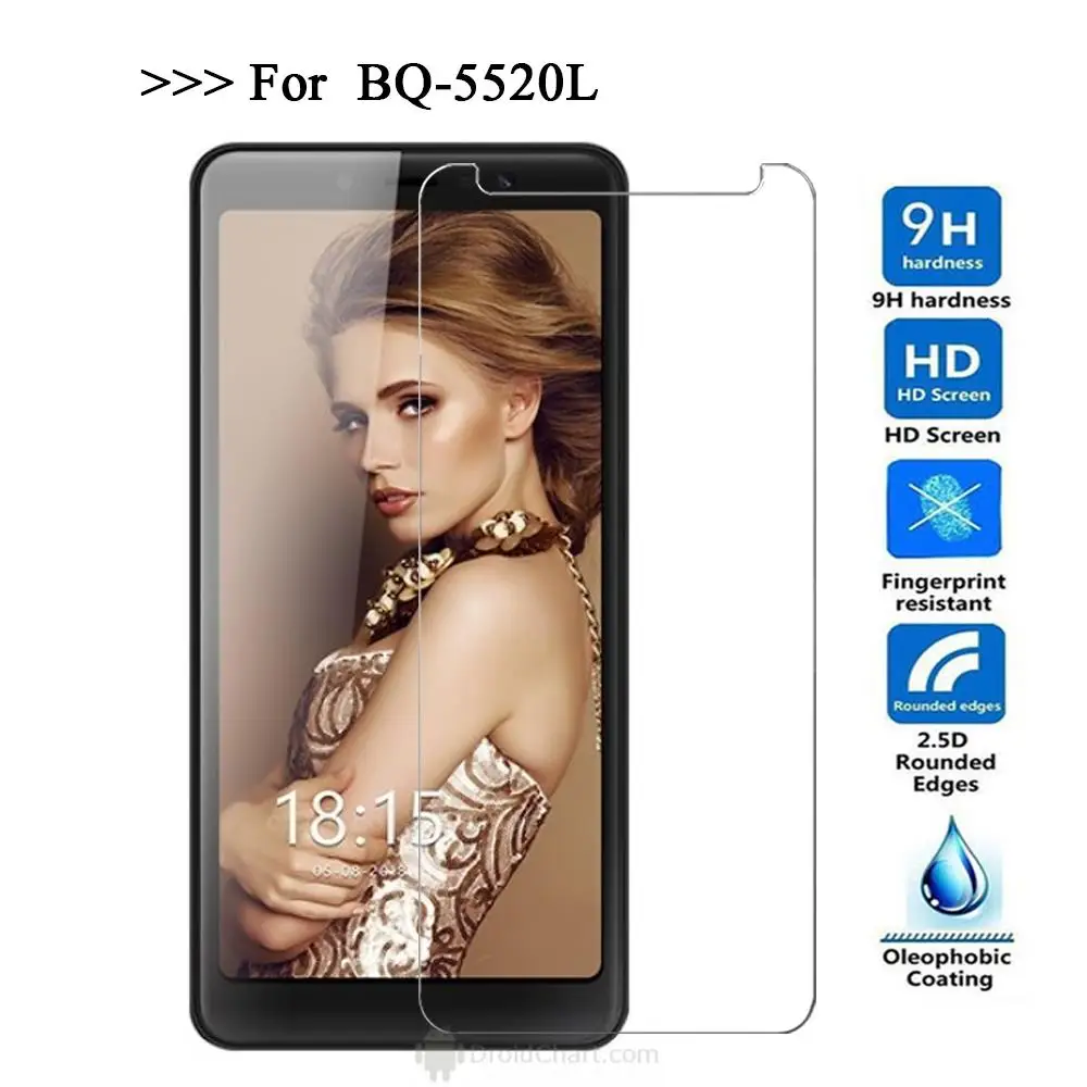 

BQ-5520L SIIK Tempered 9H High Quality Protective Film Screen Protector Phone Cover Glass For BQ-5520L SIIK