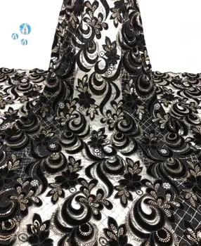 

nice looking feather embroidery tulle mesh lace fabric yaking-11.9505 with good quality for party dress