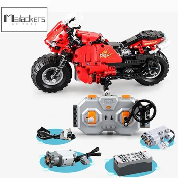 

Technic RC Motorcycle Speed Racing Car Motor Building Blocks Bricks Speed Champion Vehicle Creator Idea Supercar Toys For Boys