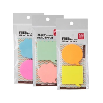 

80 Sheets Self Adhesive Memo Pad Paper Sticky Bookmark Office School Supplies Q6PA