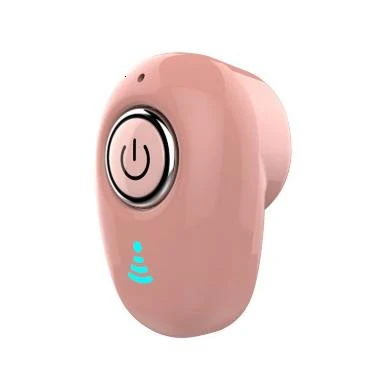 Мини bluetooth-наушники S650, беспроводные наушники в ухо, видимые ушные раковины, гарнитура, стерео гарнитура с микрофоном для телефона - Цвет: Pink