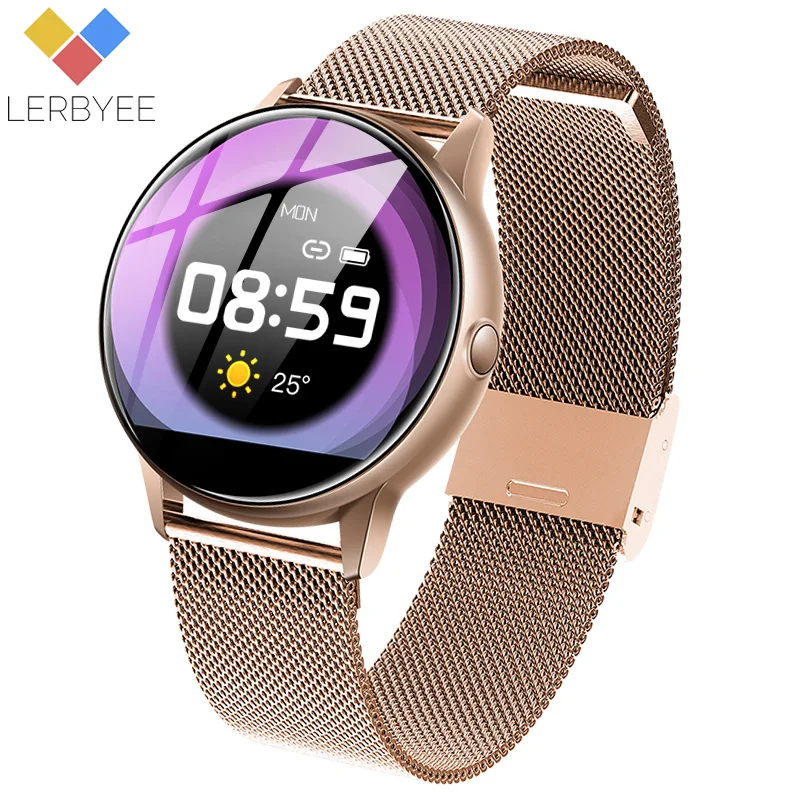 

Lerbyee C009 Smart Bracelet Waterproof Blood Pressure Fitness Tracker Color Screen Alarm Clock Smart Band Sportwatch iOS Android