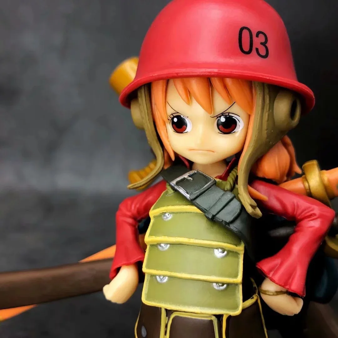 

Feihong Anime One Piece Small Spark Lighter Nami DXF Childhood Nami Red Movie Garage Kit