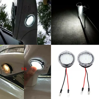 

2x Rearview Mirror Lamp Rearview Mirror Light For Ford Focus F150 Raptor Edge Fusion 6500K