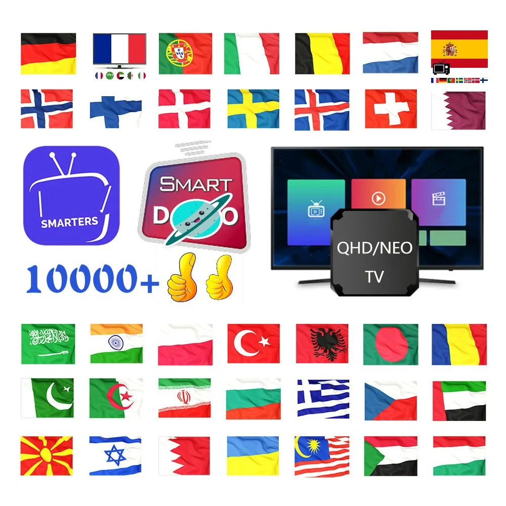

IP Android TV Box Hot In Europe Scandinavian Norway Sweden Arabic Dutch Smart TV IP TV M3U Top Box only no APP included