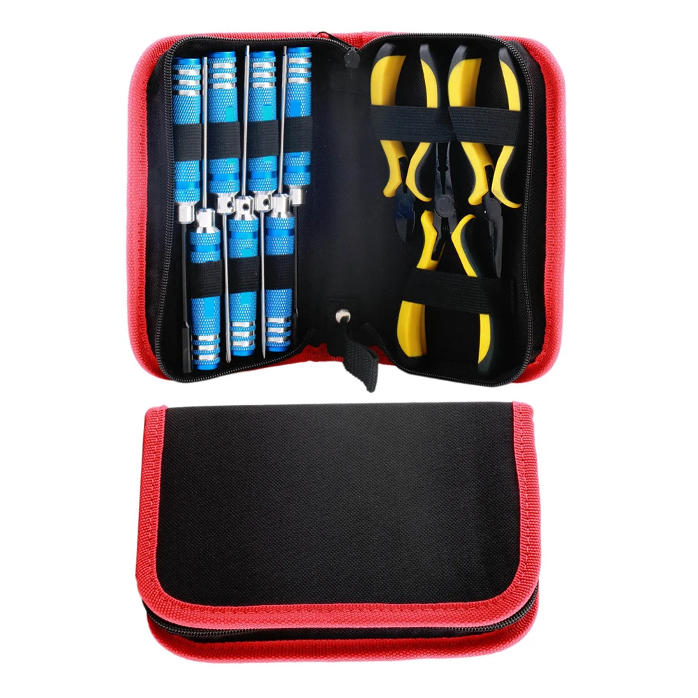 

Hot 10 in 1 RC Screwdriver Pliers Hex Hand Repair Tools Kits For RC Model