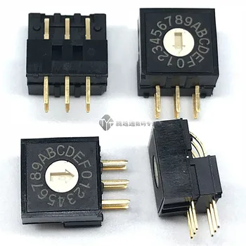 

Original RV3A-16R-V-B rotary dial switch vertical 16-bit 0-F switch encoder switch 3 : 3