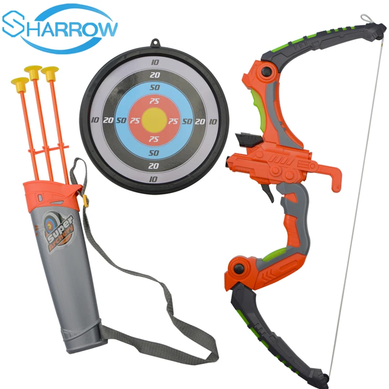 

1 Set Children Outdoors Shooting Bows And Arrows With Arrow Box Safety Bow And Arrow 1 Set Children'S Favorite Hunting Toys