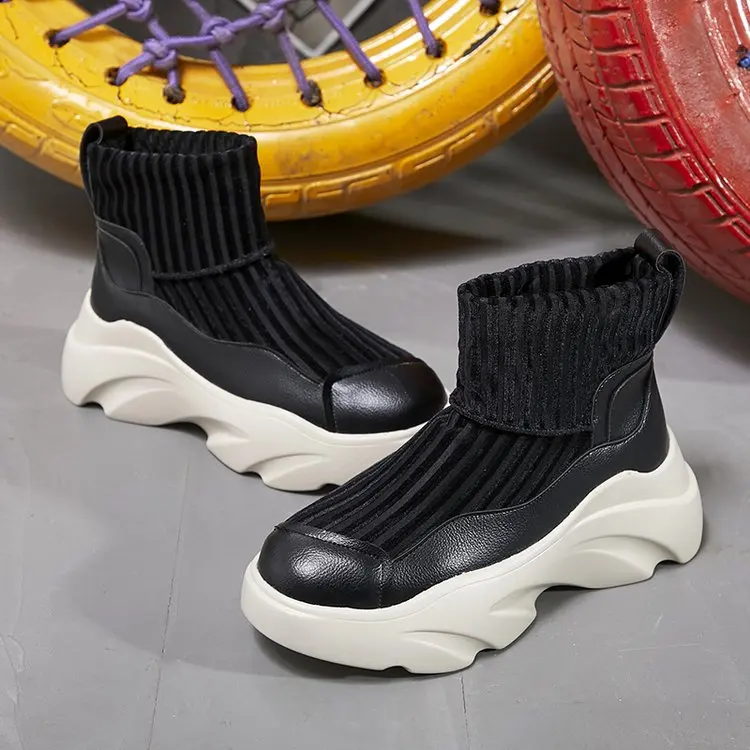 Новые однотонные носки; mujeres zapatillas; ; zapatos femeninos moda mujer Zapatillas plataforma; zapatos para las