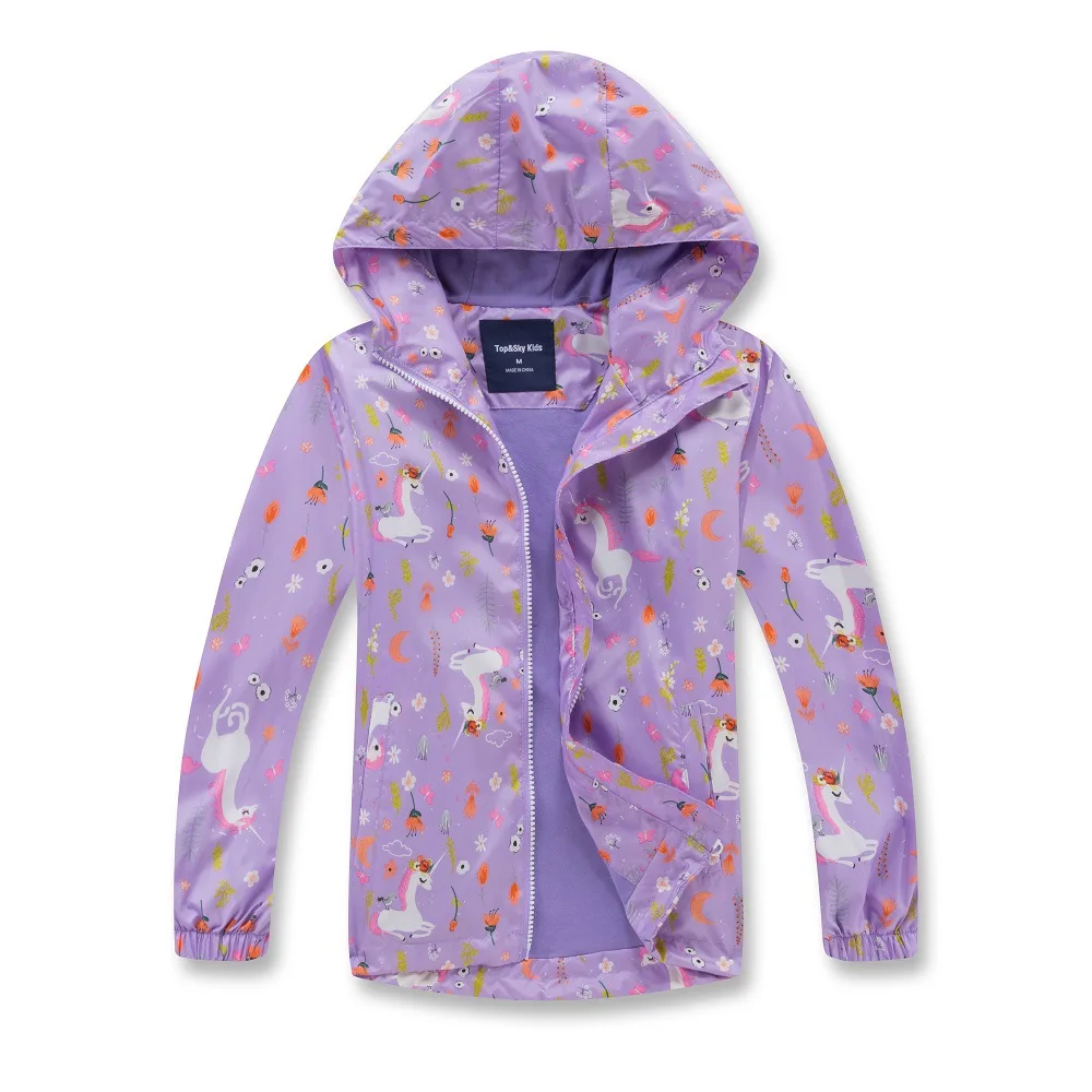 

Spring 2023 Baby Girls Clothes Toddler Girls Jackets With Hoodies Pink Cartoon Sunscreen Windbreaker Kids Jacket Baby Outerwear