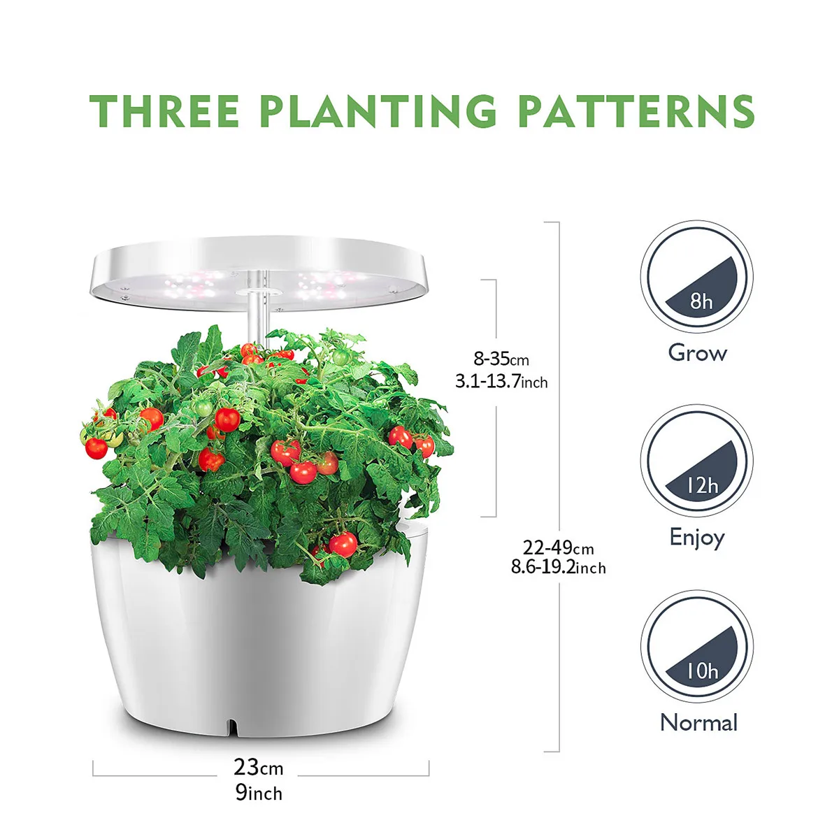 

Automatic Water Absorbing Nursery Pots Indoor Plant Hydroponics Grow light Soilless Cultivation Plant Grow Light Planting Box