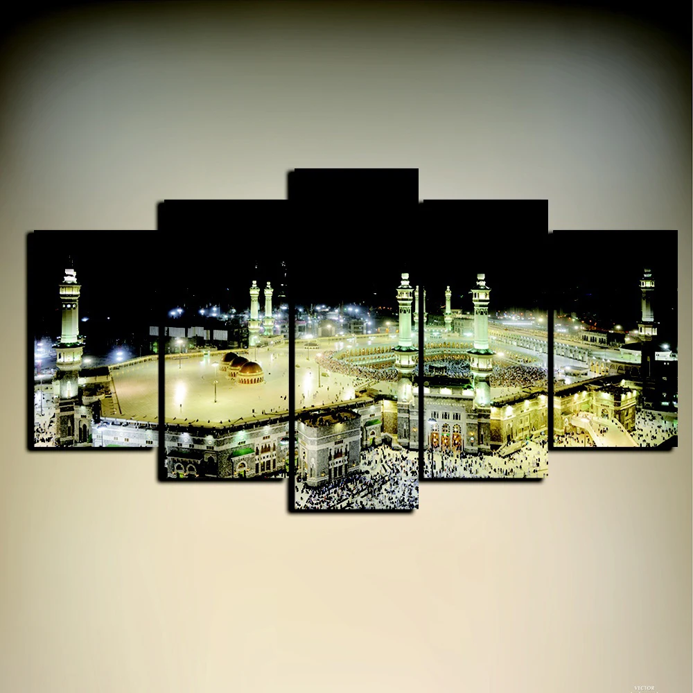 

5 Planes Building Room Decor Canvas Art Painting Picture Photo Living Room Office Canvas Painting for Women and Men