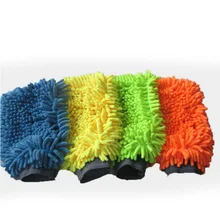 Многофункциональные перчатки для мытья автомобиля протрите автомобиль с одной стороны синель ткань для очистки кораллового плюша перчатки инструмент для чистки автомобиля