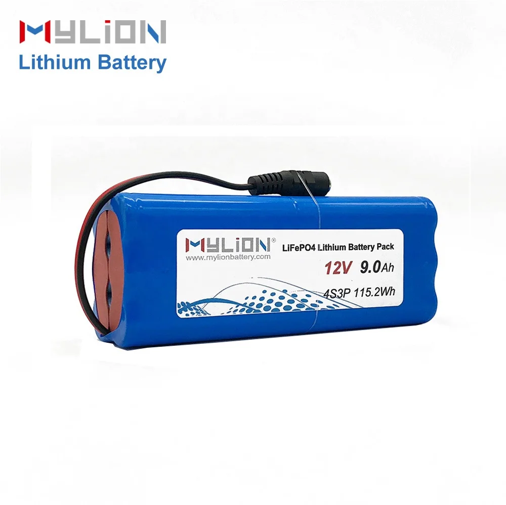 

Mylion custom 12v 9ah lifepo4 lithium ion battery pack for mini fridge