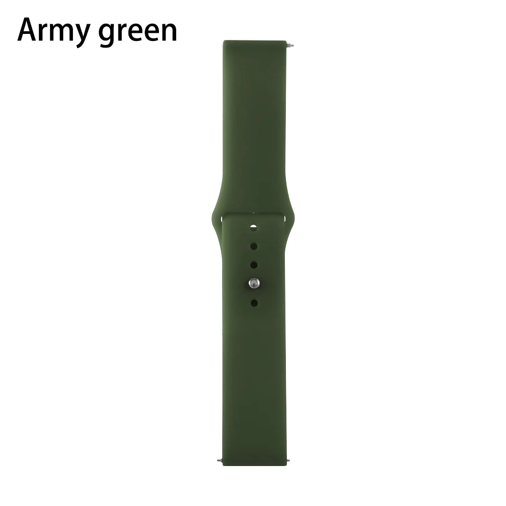 army green Мягкий силиконовый безопасный регулируемый ремешок для Fitbit Versa/Versa 2/Versa Lite, ремешок для браслета, ремешок для часов - Цвет: army green