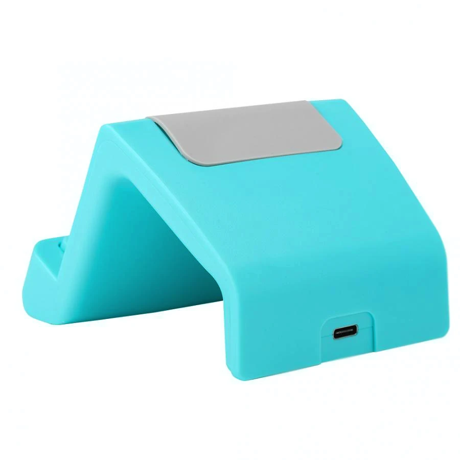 green Портативный треугольник type-C Зарядка для N-Switch Lite Держатель подставка зарядная станция Док-станция игровая консольная стойка зарядное устройство s игровая консоль - Цвет: green