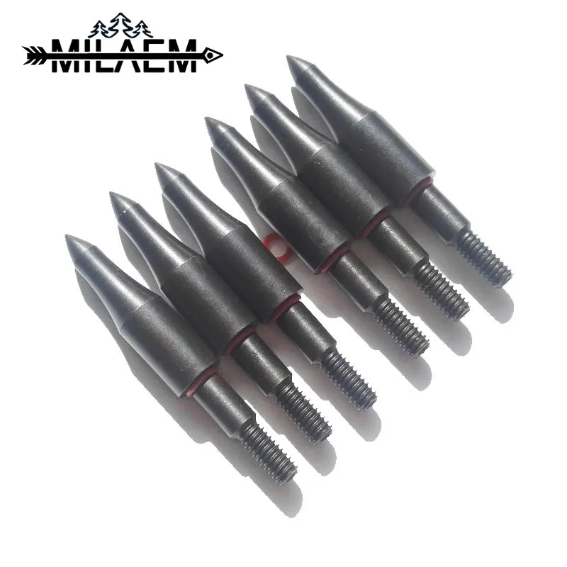 

30 pcs 150 Grain Archery Arrow Heads Black Steel Broadheads Point Tips For Carbon Fiberglass Hunting Shooting Accessories