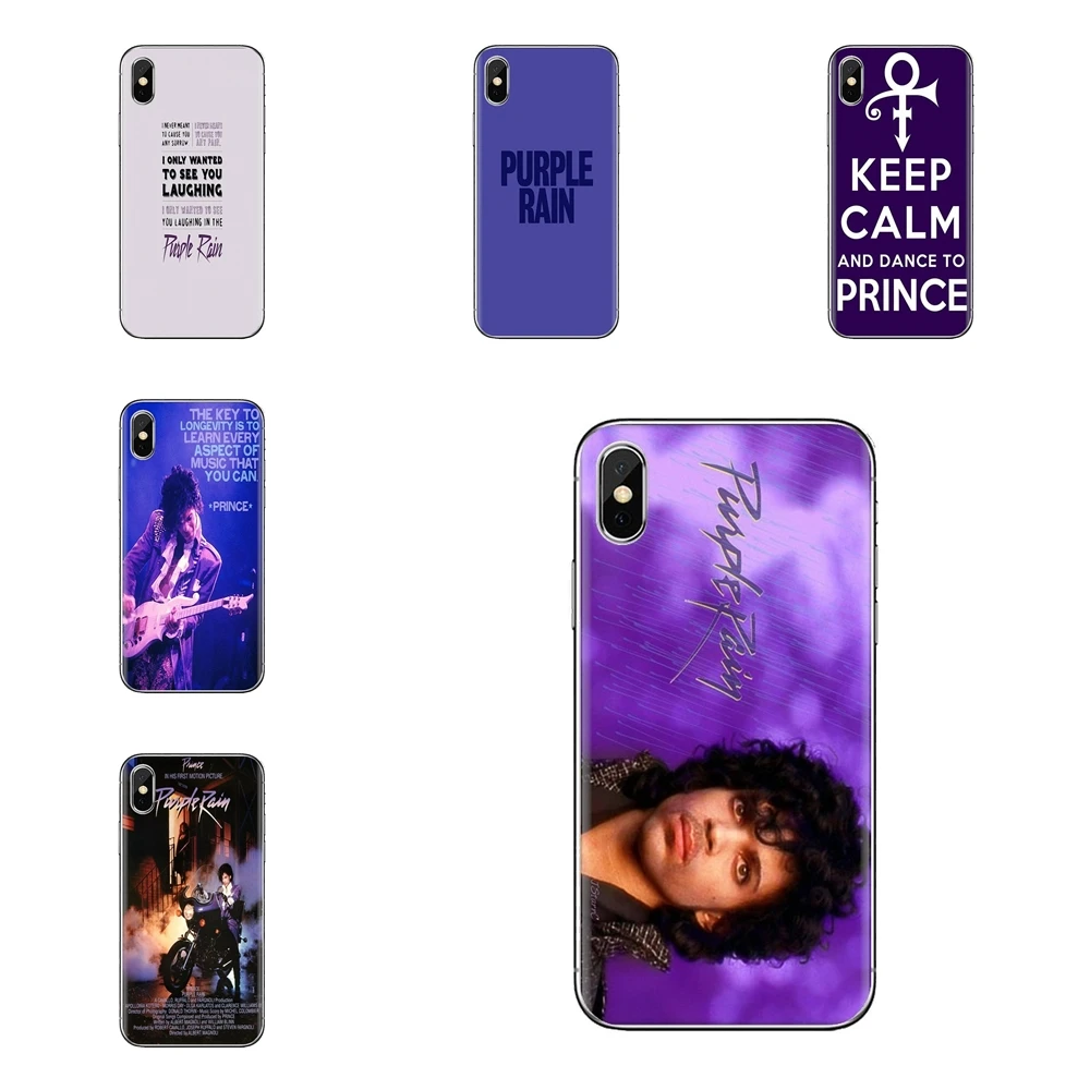 best songs Purple Rain Prince Poster For Xiaomi Mi4 Mi5 Mi5S Mi6 Mi A1 A2 5X 6X 8 9 Lite SE Pro Max Mix 2 3 2S Soft TPU Cover |