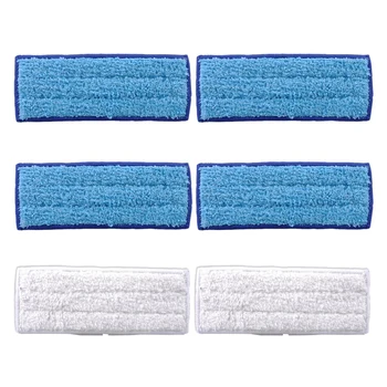 

6 Pack Washable Mopping Pads for IRobot Braava Jet 240 241 Included ,4 Pcs Wet Pads, 2 Pcs Dry Pads