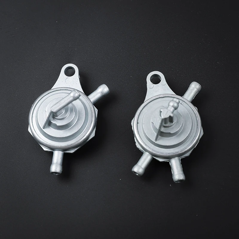 Fuel Petcock Valve 3-way inline Vacuum Fuel Petcock Motocycle Fuel Valve Scooter Cock For GY6 50 125 150 cc Scooter Moped ATV