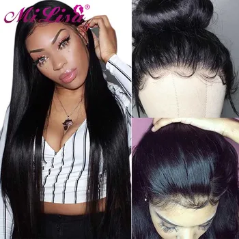 

Brazilian 360 Lace Frontal Wig Lace Front Human Hair Wigs 360 Lace Frontal Human Hair Wigs Pre Plucked with Baby Hair For Women