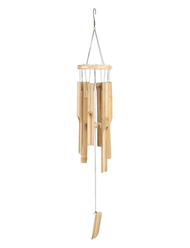 

Bamboo Wind Chime Wooden Large Indoor Outdoor 33 Inch Commemorative Gift