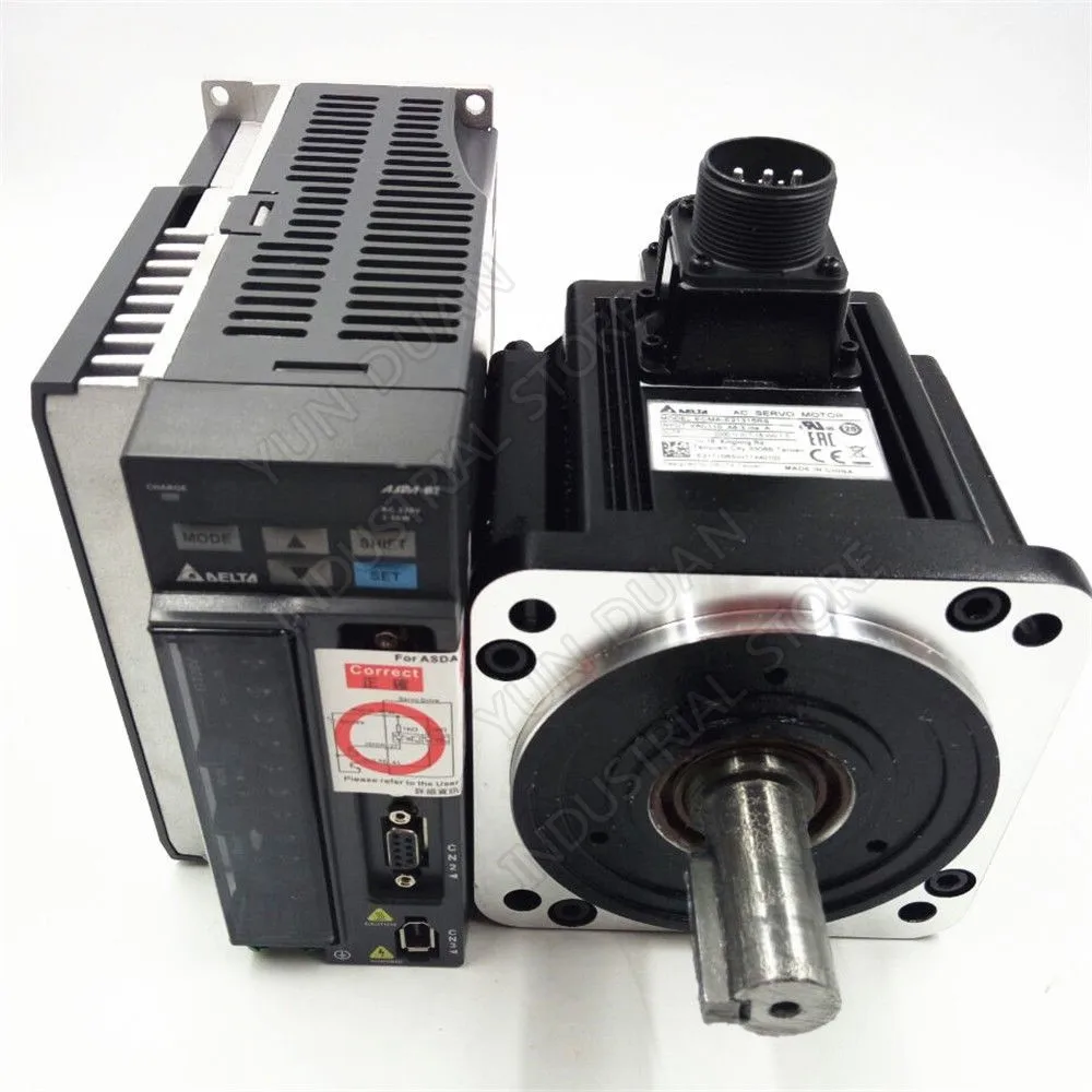 Новый 1500W NEMA52 Дельта AC Серводвигатель drive kit 1.5KW 7.16NM 2000 об/мин 130 мм ASD B2 1521 B ECMA E21315RS с