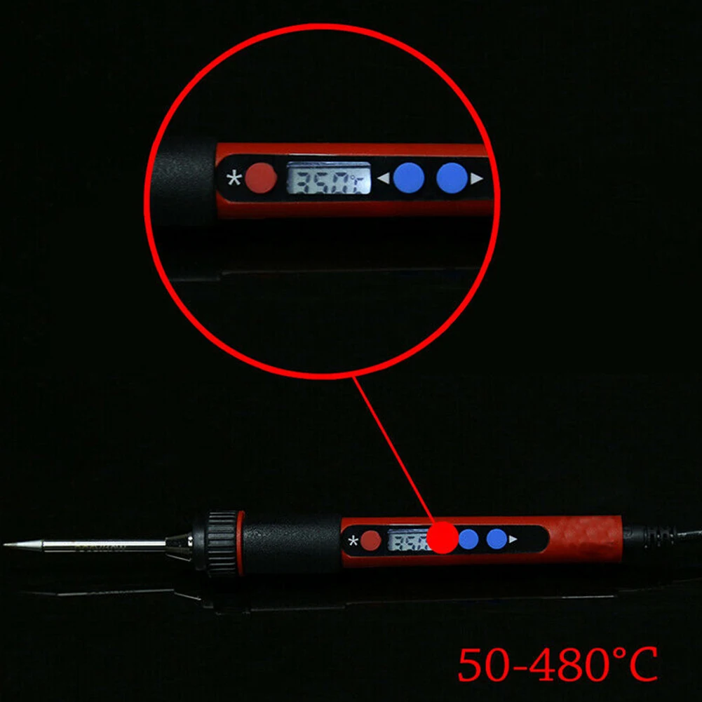 PX-988 портативный мини-инструмент для ремонта сварочный Регулируемый ЖК-Электрический паяльник нескользящий наконечник из нержавеющей стали сенсорный переключатель USB