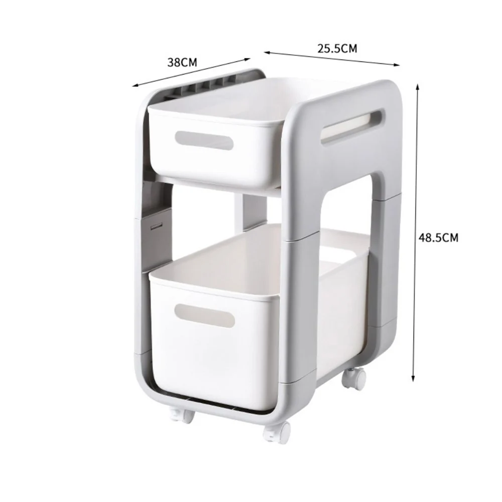 2 яруса макияж специй стеллаж для выставки товаров Кухня хранения шкаф с полками