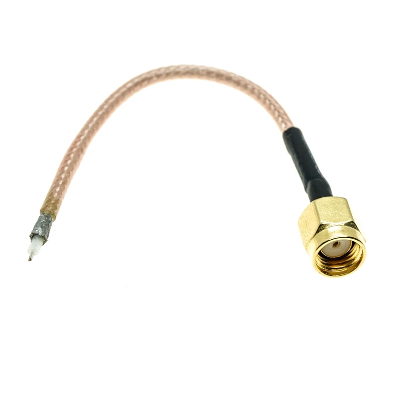 

RPSMA RP-SMA MALE to Open-end Single End PCB Solder WiFi Router RG316 50Ω RF Coaxial Jumper Pigtail Cable b