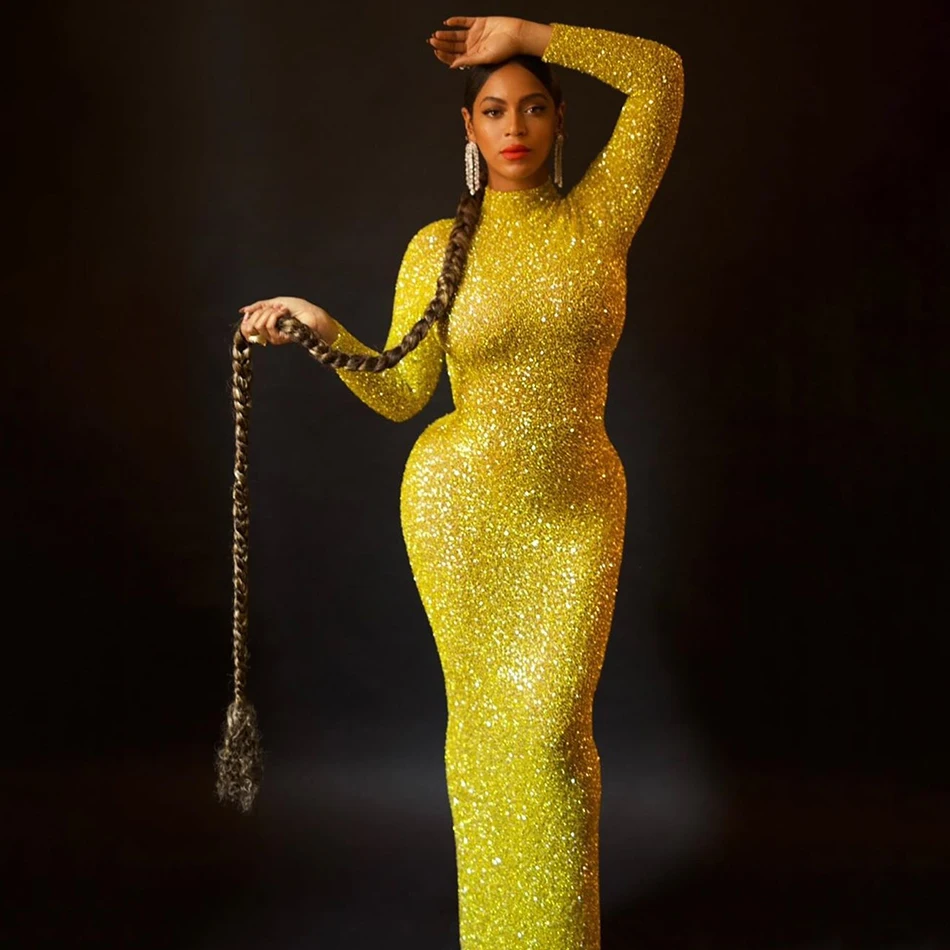 beyonce sequin dress