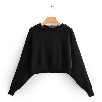 

Fashion New JFN53-1755 European and American fashion Hooded Jacket