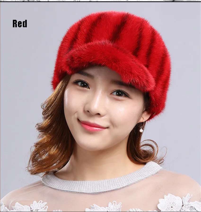 Gorro, защищающая малыша от солнца и De Piel De Vison De Invierno Para Mujer Gorra De Piel De Pato De Invierno, одежда для детей