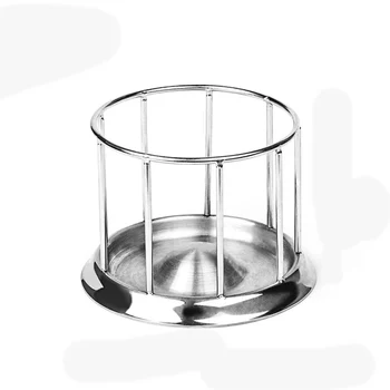 

Basin Food Dispenser Multifunction Bowl Home Feeding Tool Tortoise Feeder Water Dish Turtle Stainless Steel Pet Supply Reptile