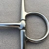 Stainless Steel Horse Bit Full Cheek Bit Horse Equipment 5 Inch Copper Mouthpiece Iron Plated Bit 5