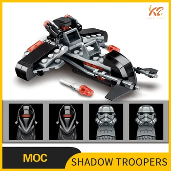 

Star Spacewars Series Bricks Shadow Troopers Building Blocks Shadow Guard Action Figures Kids Toys Model Compatible MOC