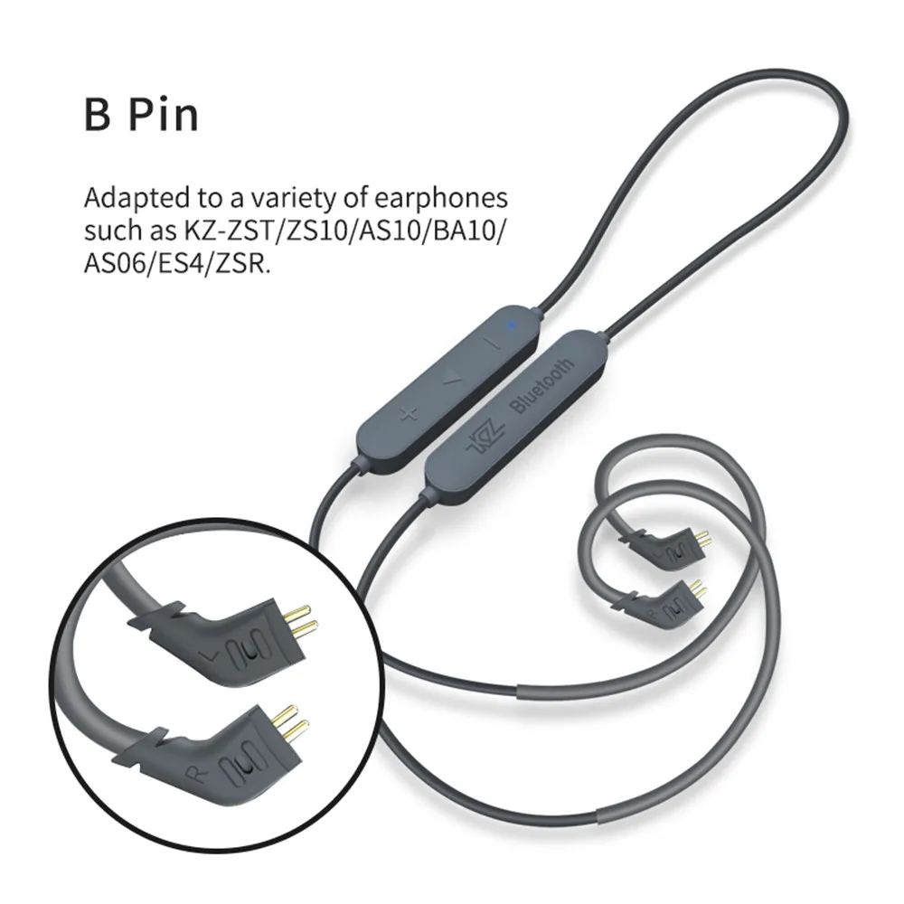 Bluetooth 5,0 беспроводной модуль наушников обновление линии совместим KZ-ZST/ZS10/AS10/BA10/ES4/ES3/ZSR/ZSNpro/ZS10pro/AS16