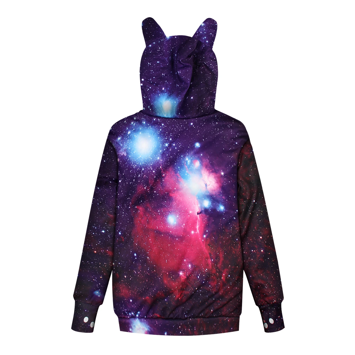 NBL11020 Galaxy, Женская толстовка для собак, толстовки с капюшоном, топы для любителей кошек, зимняя Толстая Толстовка с капюшоном, пуловер, теплые женские толстовки - Цвет: NBL11020