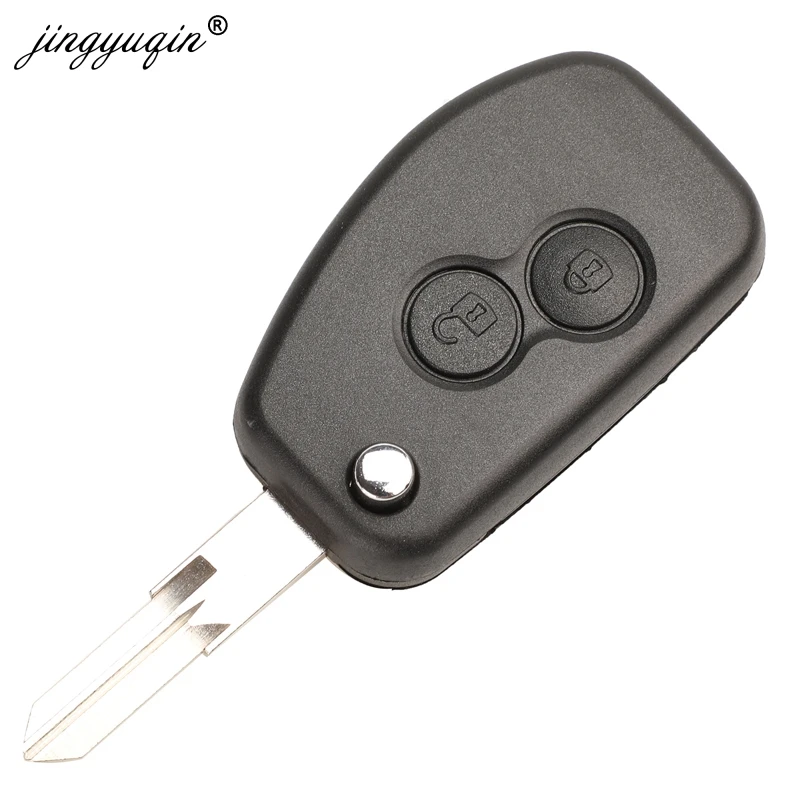 Jingyuqin VAC102 Ne72 модифицированный ключ оболочки для Renault Dacia модус Логан Clio Espace Nissan 2/3BTN флип чехол брелока Дистанционного Управления