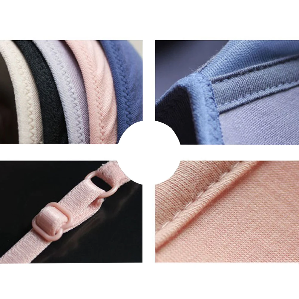 Sexy Women Padded Bra Tank Top V Neck Solid Color Camisole Straps Push Up Vest Sexy Women Padded Bra Tank Top V Neck Solid Color Camisole Straps Push Up Vest
