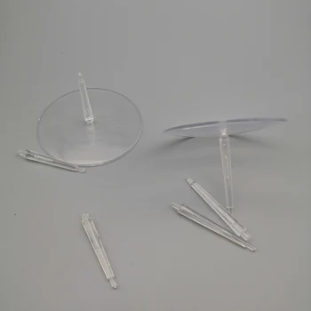 Lot Of 10PCS 60mm Round Transparent Flight Stand For Miniature Wargames Table Games