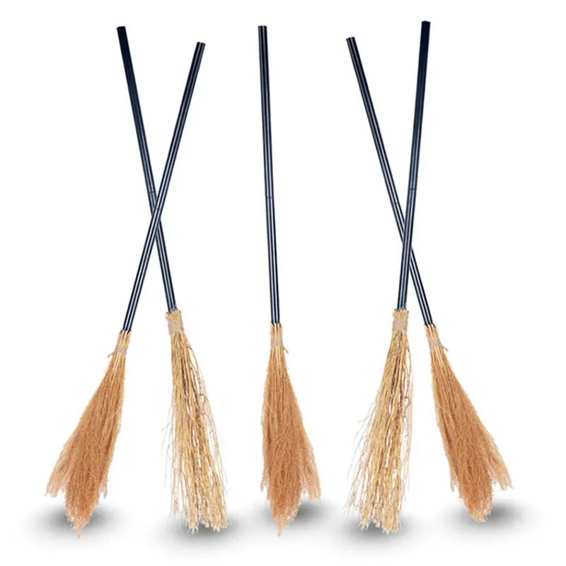 Funny Witch Broom Fantasy Witch Broom Witch Accessory Creeping Weed Broom For Home Children Adults Halloween Costume Party