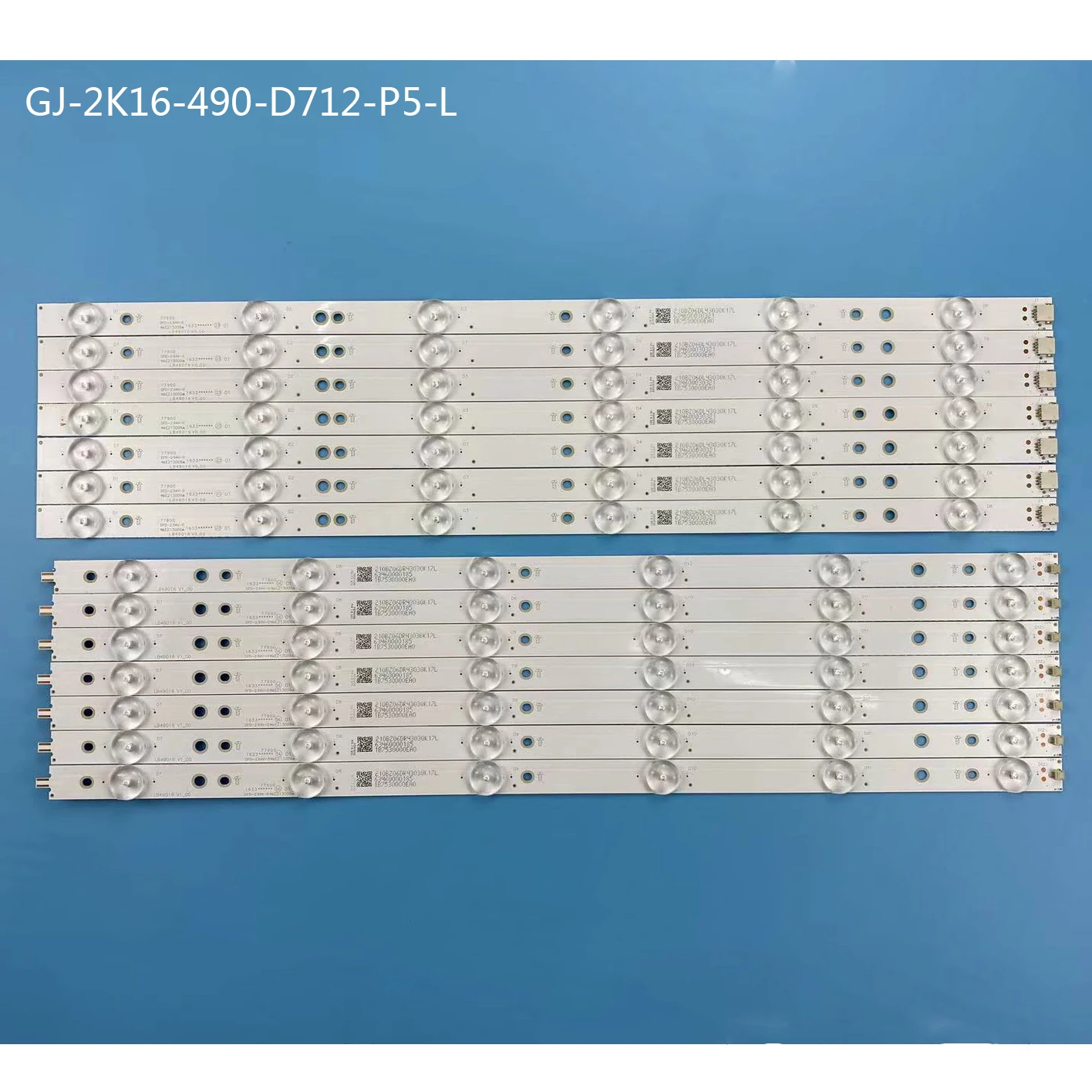 Tira de Luz de Fundo Led 12 Lâmpada para Philips 49 49pus6501 Lb-pf3030-gjd2p6c490712-l-d r b 49ael2-l Kd49x6000d 49pus7272