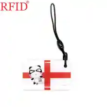UID S50 1K 13,56 Mhz сменная MF перезаписываемая Карта IC RFID карта орнамент мультфильм водонепроницаемый брелок ключевые бирки карта контроля доступа 1