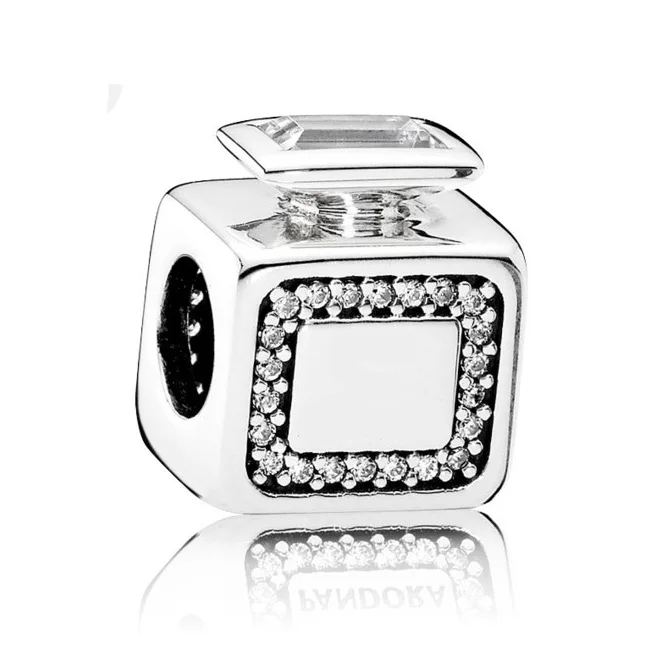 Brilliant Bow Enchanted Tea Pot Signature Scent Playing Cards Charms Fit Pandora Bracelet 925 Sterling Silver Bead DIY Jewelry - Цвет: 5