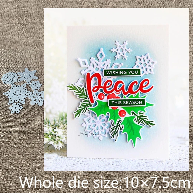 XLDesign Craft Metal Cutting Dies stencil mold Paper Snowflakes decoration scrapbook Album Card Embossing die cuts | Дом и сад