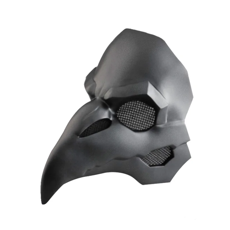 Над часами маска для косплея Reaper Nevermore маски для кожи Reaper маска Чумного доктора птицы клюв длинный нос панк ворона Ретро Рок