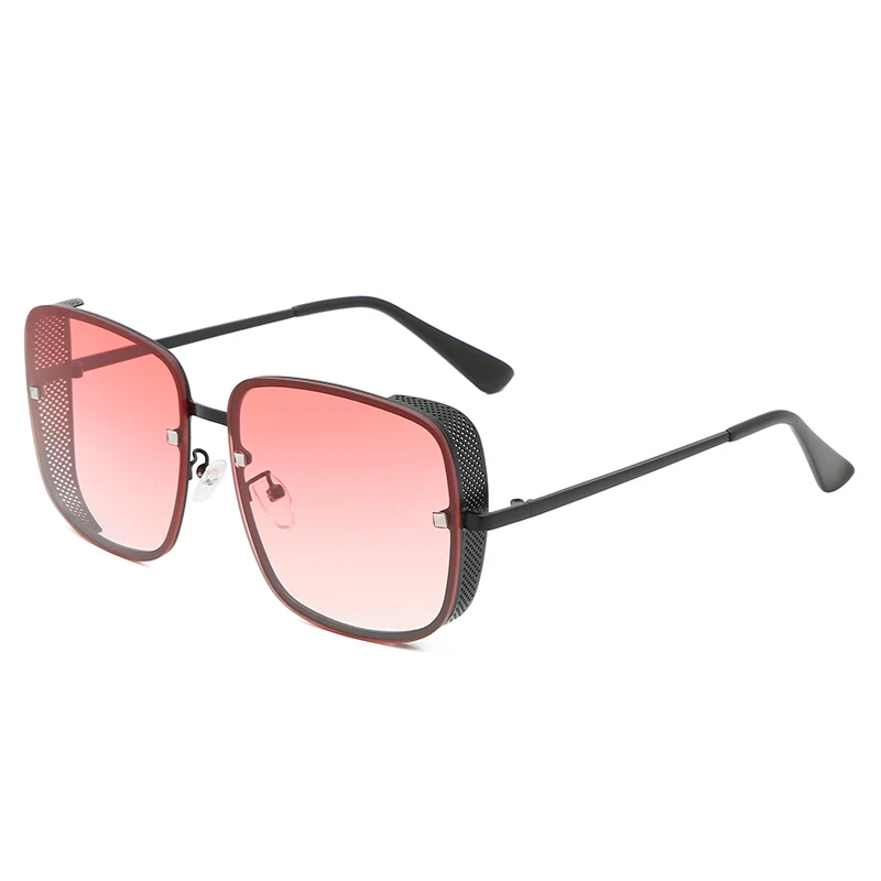 C4 Black Pink Pro Acme Роскошные брендовые дизайнерские солнцезащитные очки без оправы для женщин женские винтажные Квадратные Солнцезащитные очки градиентные линзы zonnebril dames PC1330 - Цвет линз: C4 Black Pink
