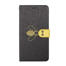 Шелковый узор honeybee откидная крышка для iPhone 6 6 S/6 Plus/6 S Plus/7 7 Plus/8 8 Plus сумка стоячий пенал с отделением для карт телефона сумки